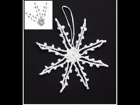 Видео: Простая снежинка крючком за 5 минут❄ Новогодние снежинки/ Simple snowflake crochet   Урок 292