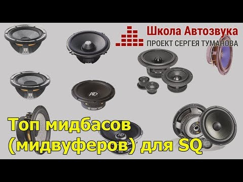 Видео: Топ мидбасов (мидвуферов) для SQ