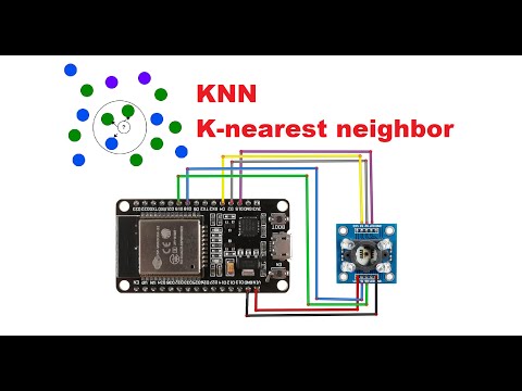 Видео: ESP32 + KNN: Метод K-ближайших соседей для классификации цветов (GY-31-TCS230)