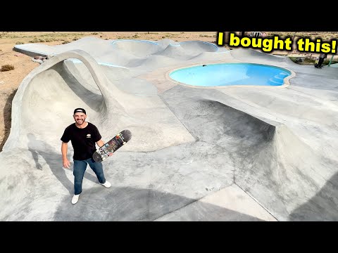 Видео: Я купил целый СКЕЙТПАРК посреди пустыни!