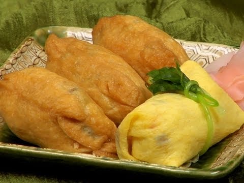 Видео: Как приготовить Инари-суши (рецепт Инари-дзуси): мешочек с тофу и рисом для суши | Готовим с собакой