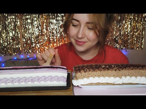Видео: ТОРТЫ МОРОЖЕНОЕ ШОКОЛАДНЫЙ МУКБАНГ | CHOCOLATE ICE CREAM CAKE ASMR MUKBANG | 먹방 [ Eng Sub]