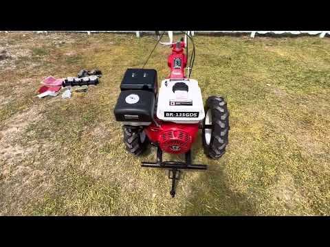 Видео: Бензиновый мотоблок Brait BR-135GDS (15л.с. - 5 скоростей)