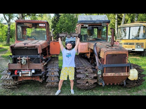 Видео: Купили редкий трактор ДТ75 Болотник! Зачем он нам?