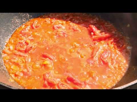 Видео: Плов с помидорами, вегетарианский рай. ENG SUB.