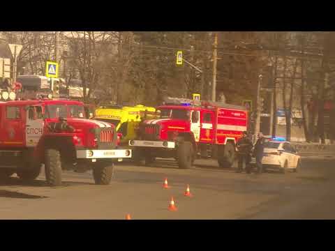 Видео: ЧП Пожар в Сталинке! | Вынужденный Поворот Троллейбуса 4-го Маршрута на Пр. Ленина | г. Ярославль