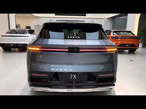 Видео: Интерьер и экстерьер роскошного внедорожника Geely Zeekr 7X 2024 года в деталях 4K