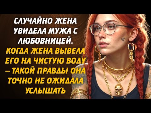 Видео: Случайно жена увидела мужа с любовницей. Когда жена вывела его на чистую воду...