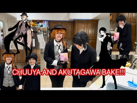 Видео: ЧУЯ И АКУТАГАВА ДЕЛАЮТ БРАУНИ!!!!