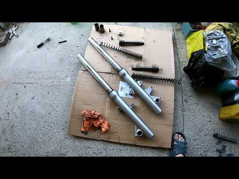 Видео: поменял масло в вилке. впечатления