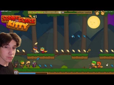 Видео: Прошел двух боссов в STRIKEFORCEKITTY#3