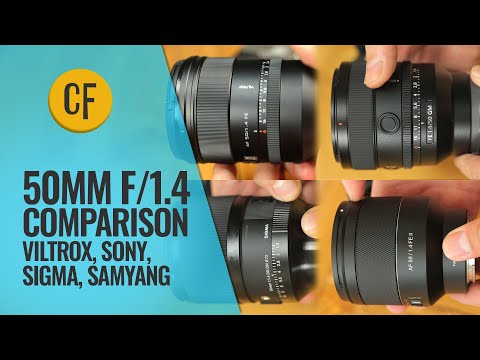 Видео: Сравнение 50mm f/1.4: Viltrox, Sony, Sigma, Samyang