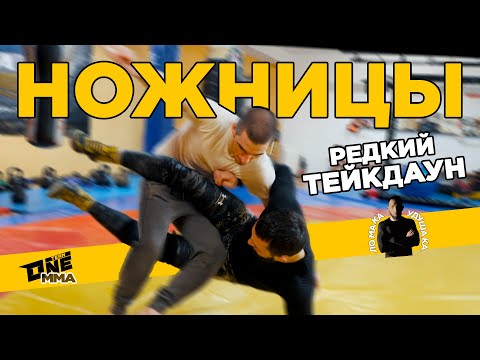 Видео: ПРИЕМ НОЖНИЦЫ - неожиданный тейкдаун, удиви противника