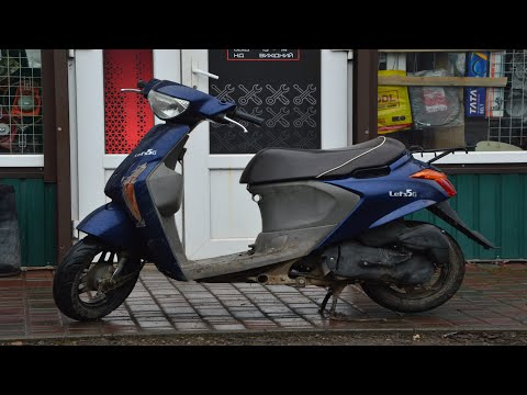 Видео: Скутер Suzuki Lets 5 Незаводиться!Ремонт чистим від нагару головку і глушітіль!