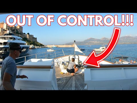 Видео: НЕУДАЧНАЯ СТОЯНКА НА ЯКОРЕ В ПОРТУ!!!