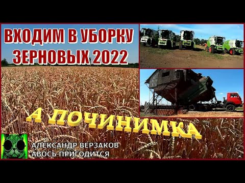 Видео: Началось в колхозе утро 8/6-й выпуск 2022г. Входим в уборку зерновых.