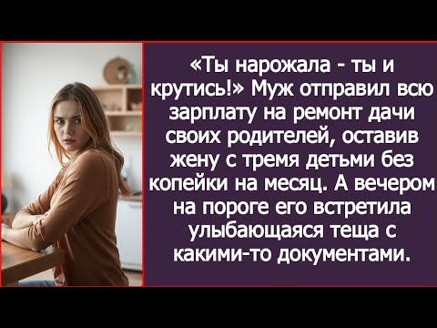 Видео: «Зарплата ушла на ремонт, а семья осталась без копейки. Вечером всё изменилось