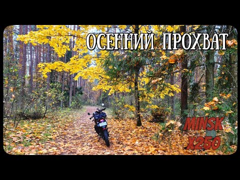 Видео: Осенняя покатуха на Минск Х250 (27.10.24)