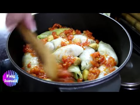 Видео: Kələm Dolması (Келем Долмасы) С каштаном Азербайджанская кухня