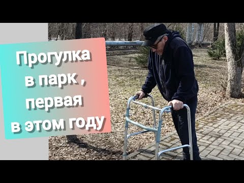 Видео: Дневник инсультника.  Прогулка в парк, первая в этом году.