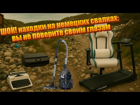 Видео: НАШЛИ КУЧУ ТЕХНИКИ которую выбросили немцы / Свалка или Шпермюль!?