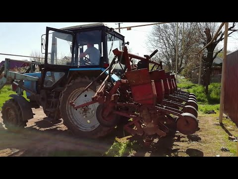 Видео: Настройка сеялки СУПН под посев кукурузы. Как настроить сеялку СУПН.