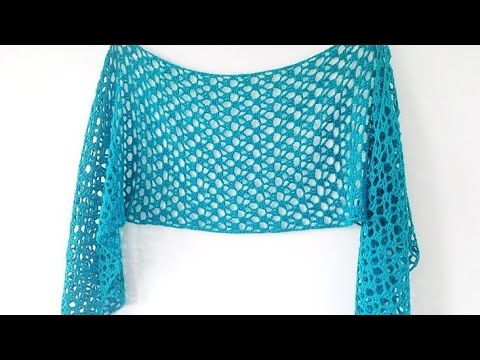 Видео: Как связать нежную и элегантную шаль крючком с идеальным и неповторимым дизайном.