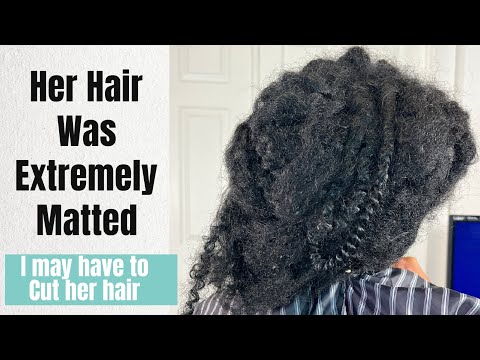 Видео: Как распутать СИЛЬНО спутанные натуральные волосы