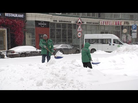Видео: Астананы қалың қар басты