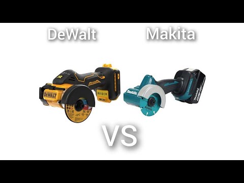 Видео: Сравнение мини болгарок Dewalt dcs 438 и Makita dms 300