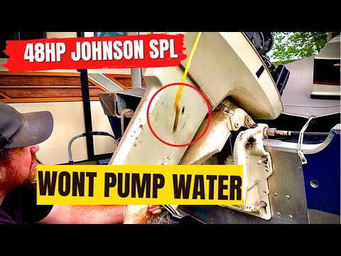 Видео: Мой SPL Johnson 1992 года, 48 л.с., не качает воду! Замена крыльчатки!