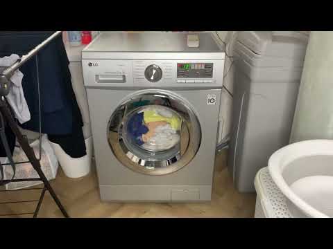 Видео: Стирка полотенец на LG 003rwdb11186: Хлопок 60 1200об/мин
