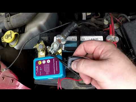 Видео: Установка и тестирование противоугонной кнопки аварийного отключения автомобиля