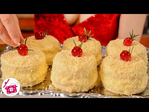 Видео: ТАЕТ во Рту Торт за 15 минут! Исчезает МГНОВЕННО! Быстрый рецепт торта Новый Год! Готовим дома