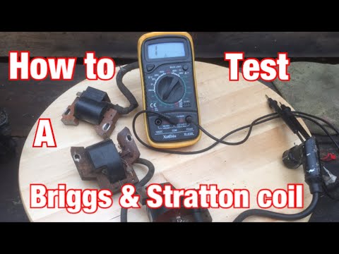 Видео: Как проверить катушку газонокосилки Briggs & Stratton с помощью мультиметра