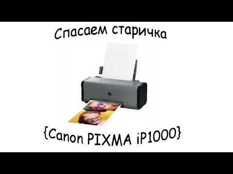 Видео: Спасение старичка {Canon PIXMA iP1000}