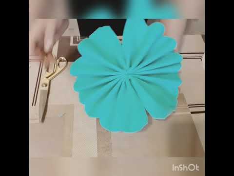 Видео: Очень легкий цветок для детской фотозоны.