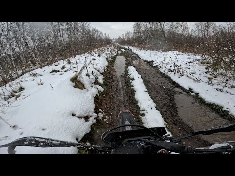Видео: Regulmoto CR-X 300 Pro. Можно ли ездить зимой? Снег, лед и грязь. НЕ обзор.