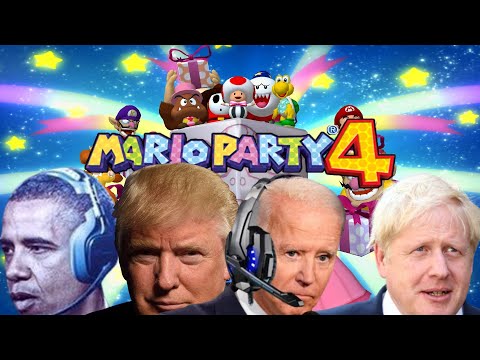 Видео: Президенты играют в Mario Party 4