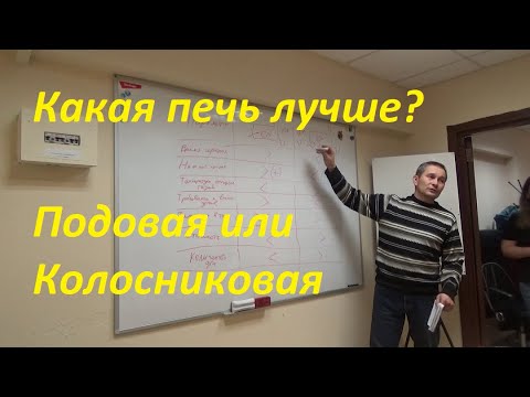 Видео: Подовая печь против колосниковой