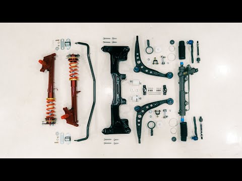 Видео: Полная реставрация переднего подрамника и подвески BMW E30