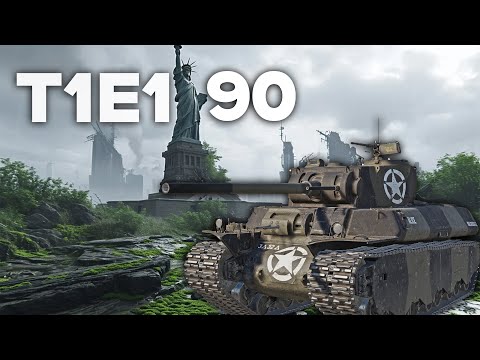 Видео: T1E1 (90) ОДИН ИЗ ЛУЧШИХ ТЯЖЕЙ в War Thunder