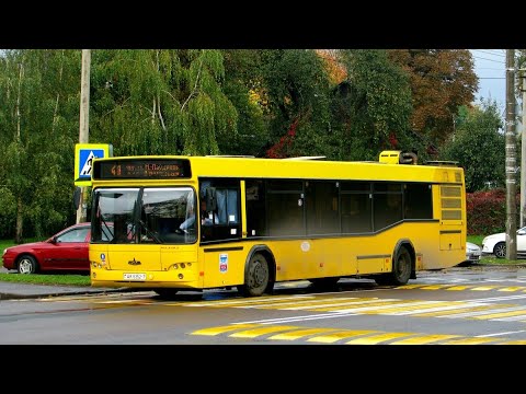 Видео: ИНФОРМАТОР автобусного маршрута №4д г. Минска (голос Александра Крапиневича)