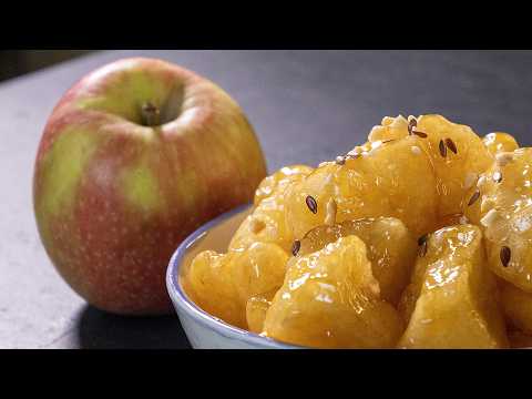 Видео: Я просто пожарил яблоки. Это невероятно вкусно!!!