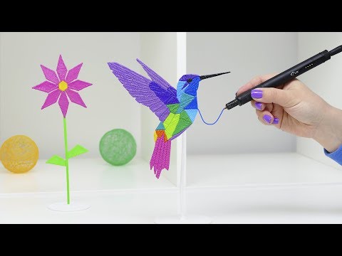 Видео: РИСУЮ КОЛИБРИ САМОЙ ТОНКОЙ 3D РУЧКОЙ В МИРЕ | САМАЯ МАЛЕНЬКАЯ ПТИЧКА КОЛИБРИ DIY 3D РУЧКА