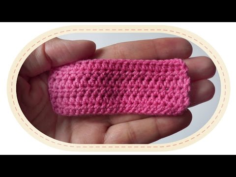 Видео: Столбик с накидом. Полустолбик с накидом. Вязание крючком. (Урок 3)