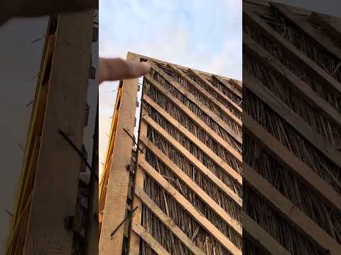 Видео: Каркасно-камышитовый дом очередной в Алматинской области