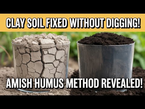 Видео: Хватит копать глинистую почву! Секрет амишей быстро превращает твёрдую землю в чёрное золото.