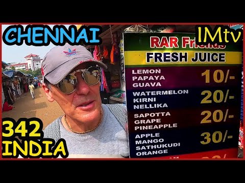 Видео: ИНДИЯ Пляж Марина Бич Уличная еда на пляже. Ченнаи - Мадрас