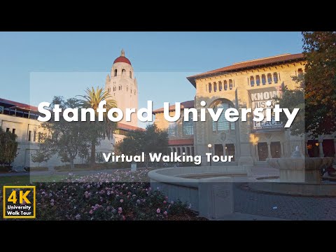 Видео: Stanford University [Часть 2] - Виртуальная пешеходная экскурсия [4k 60fps]